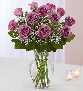 Purple Rose Vase – Blooms By Vickrey, Camp Hill PA