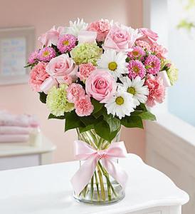 Sweet Baby Girl Bouquet – Blooms By Vickrey, Camp Hill PA