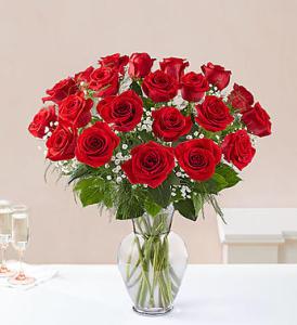 Red Rose Vase – Blooms By Vickrey, Camp Hill PA