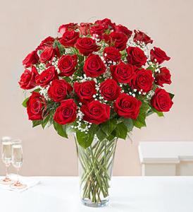 Red Rose Vase – Blooms By Vickrey, Camp Hill PA