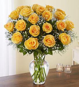 Yellow Rose Vase – Blooms By Vickrey, Camp Hill PA