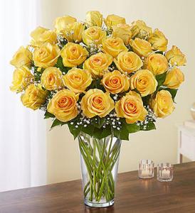 Yellow Rose Vase – Blooms By Vickrey, Camp Hill PA