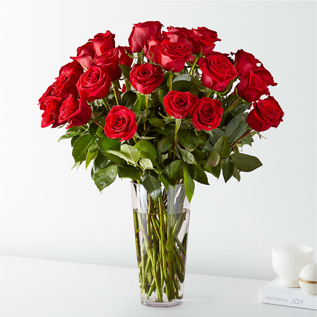 Long Stem Red Rose Bouquet – Blooms By Vickrey, Camp Hill PA
