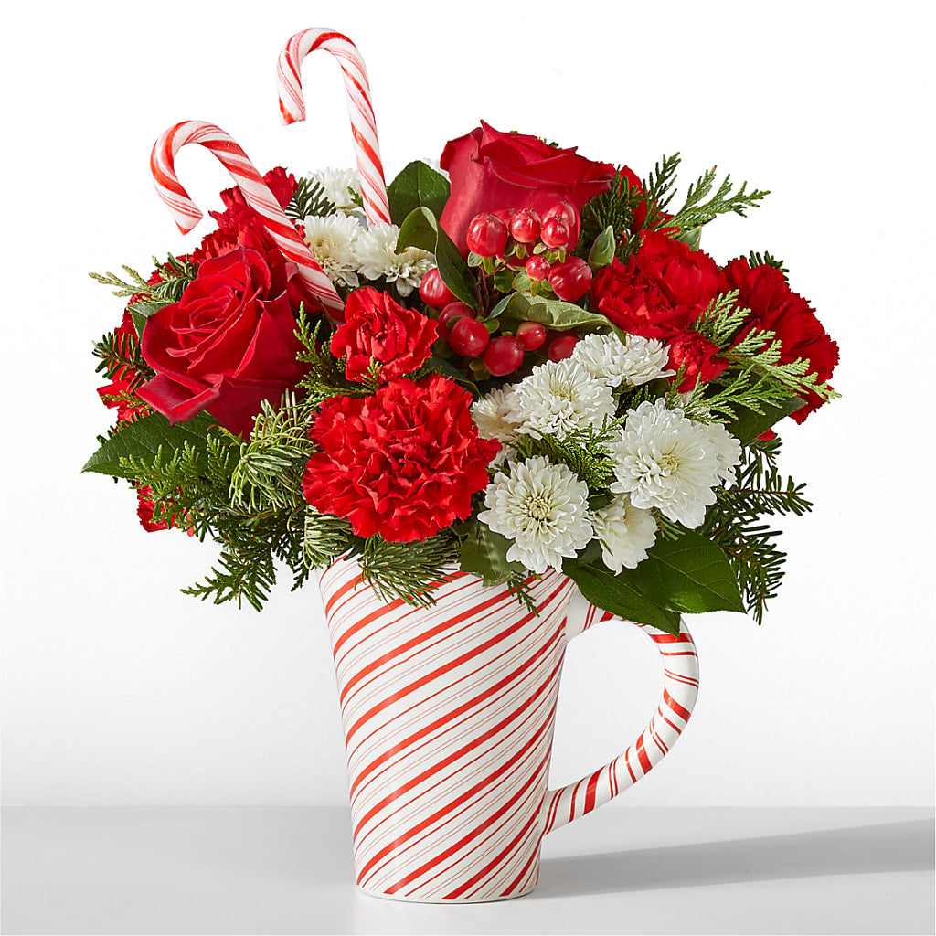 Peppermint Swirl Mug – Blooms By Vickrey, Camp Hill PA