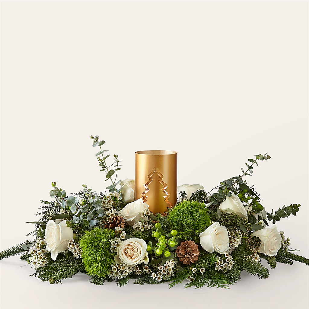 Chestnuts Roasting Centerpiece – Blooms By Vickrey, Camp Hill PA
