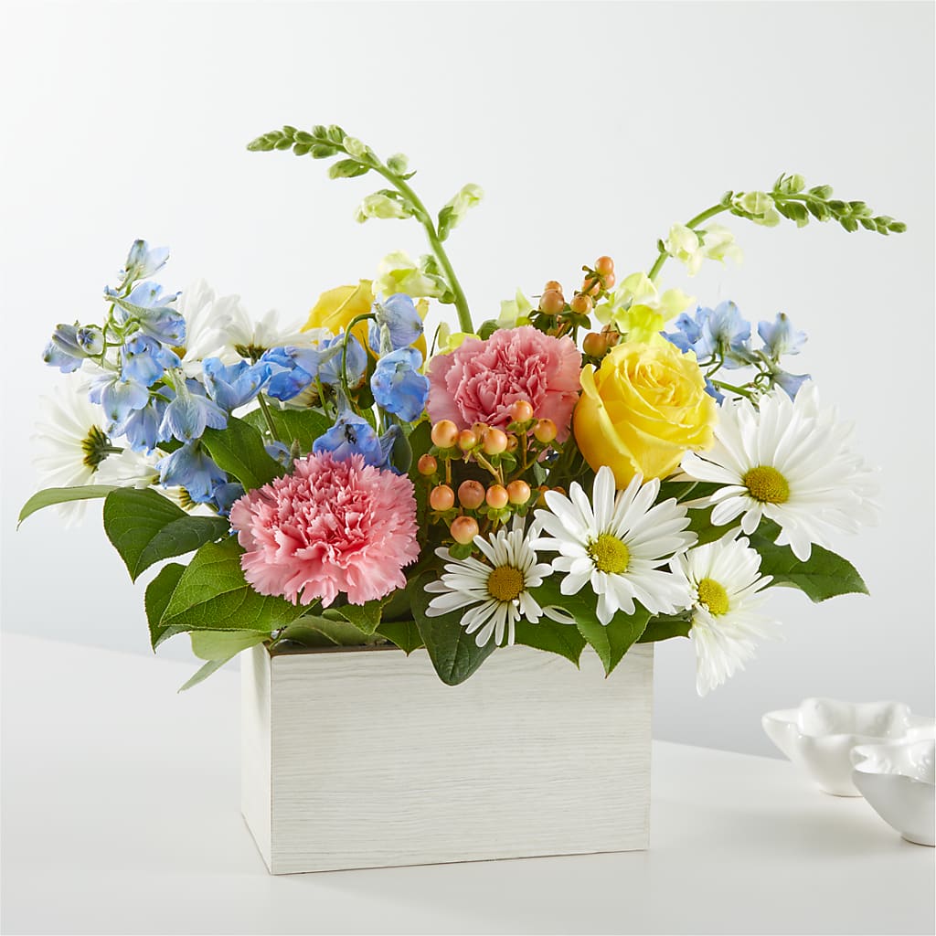 Sun Salutation Box Bouquet – Blooms By Vickrey, Camp Hill PA