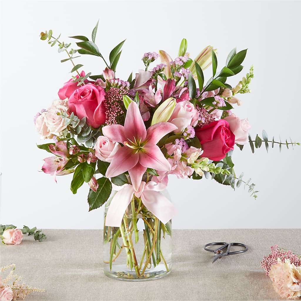 Pink Ribbon - A Florist Original – Blooms By Vickrey, Camp Hill PA