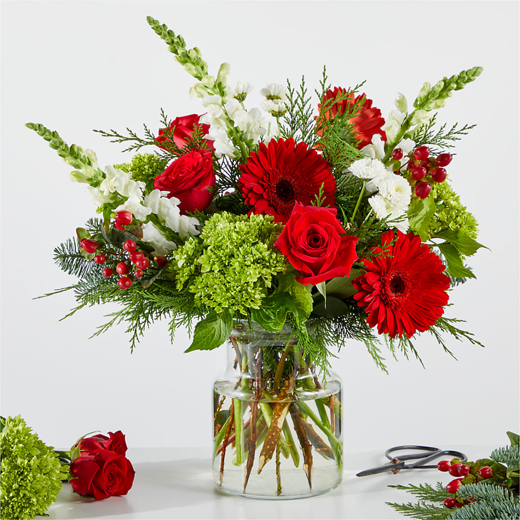 Merry Moment Bouquet – A Florist Original – Blooms By Vickrey, Camp Hill PA