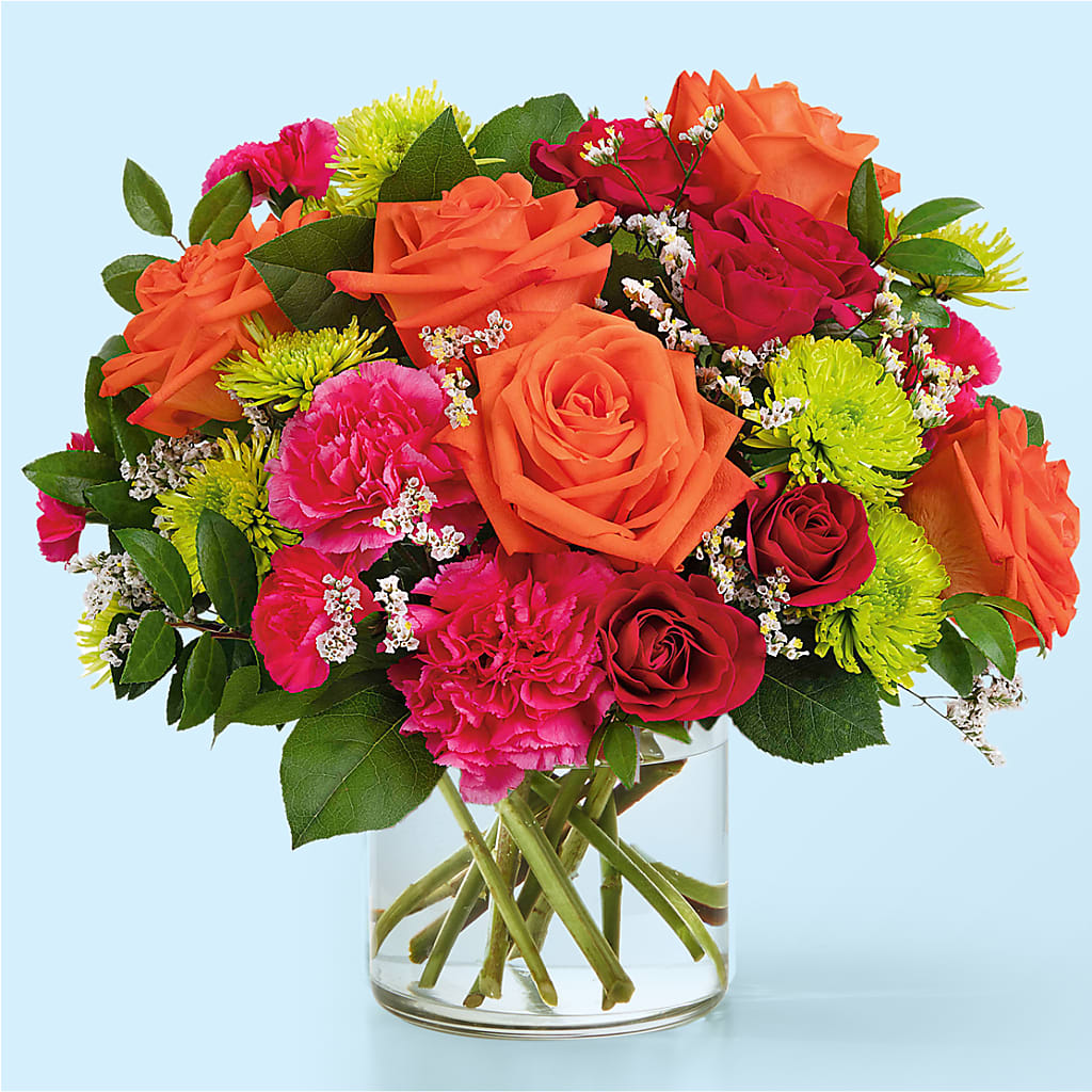 Colorful Carnival Bouquet – Blooms By Vickrey, Camp Hill PA