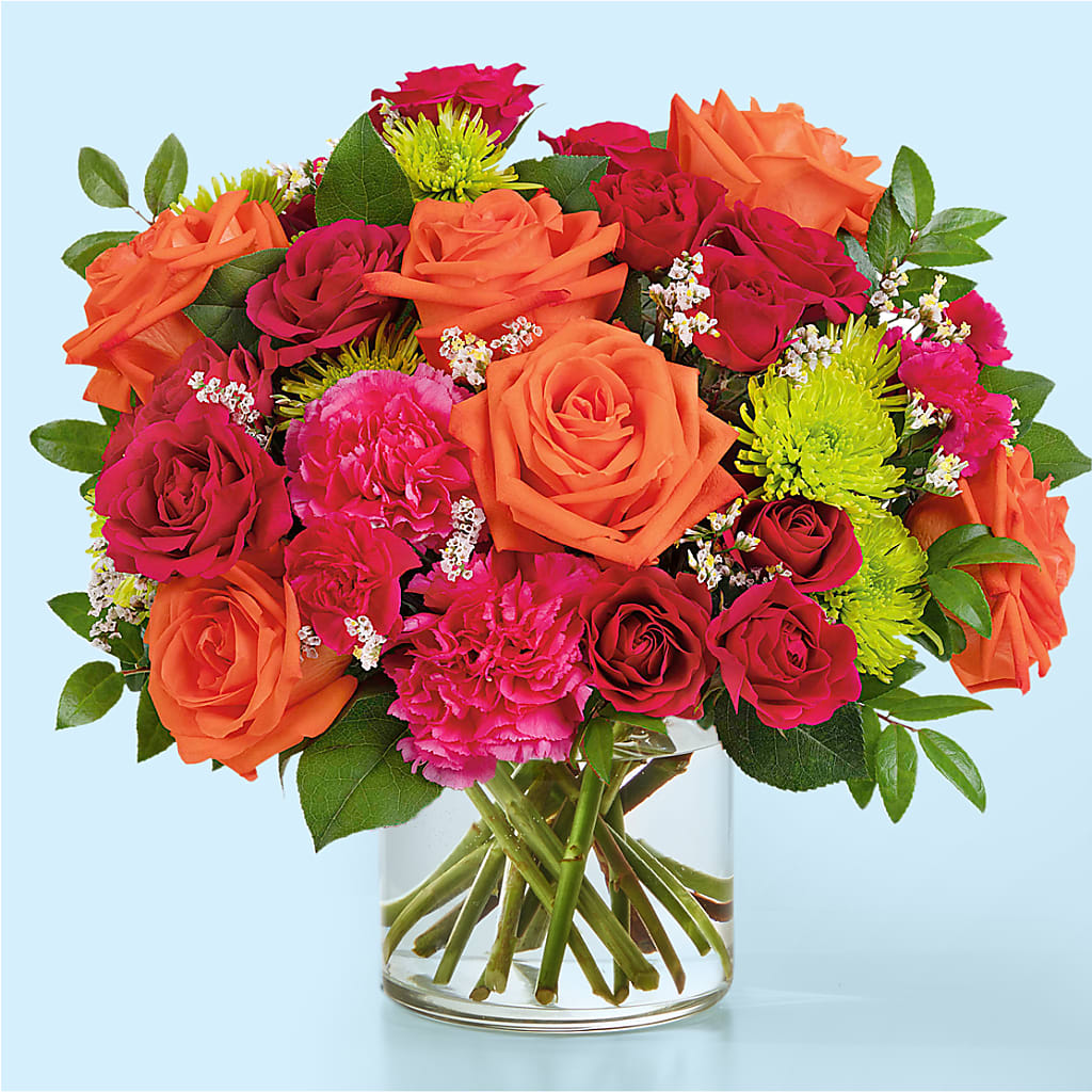 Colorful Carnival Bouquet – Blooms By Vickrey, Camp Hill PA