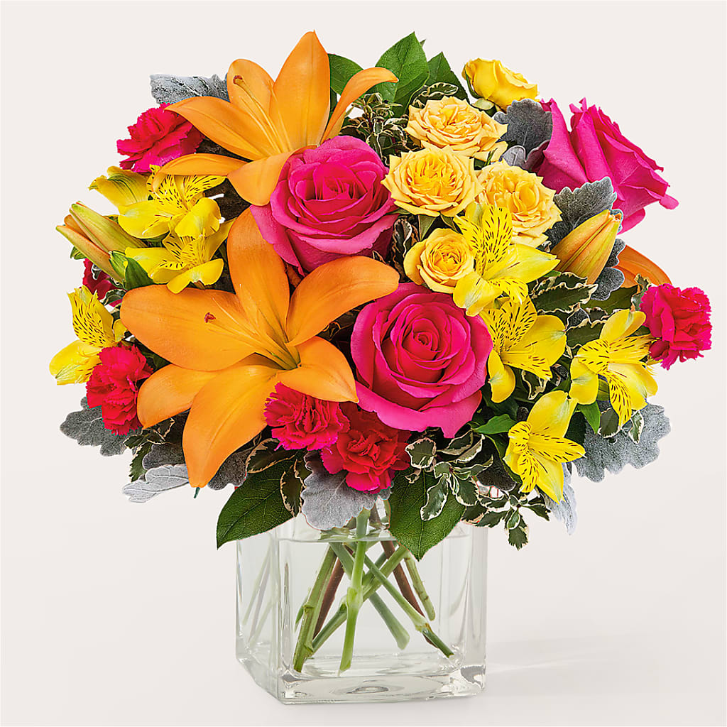 To the Tropics Bouquet – Blooms By Vickrey, Camp Hill PA