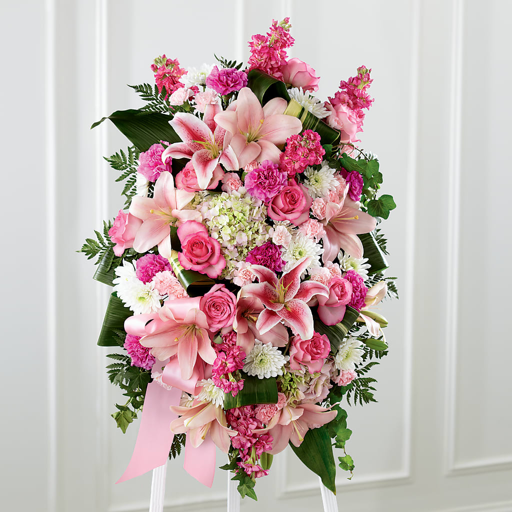 Comforting Standing Spray – Blooms By Vickrey, Camp Hill PA