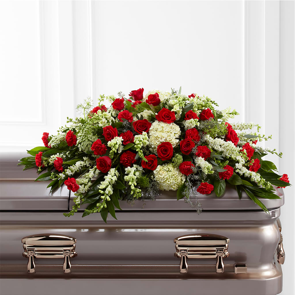 Sincerity Casket Spray – Blooms By Vickrey, Camp Hill PA