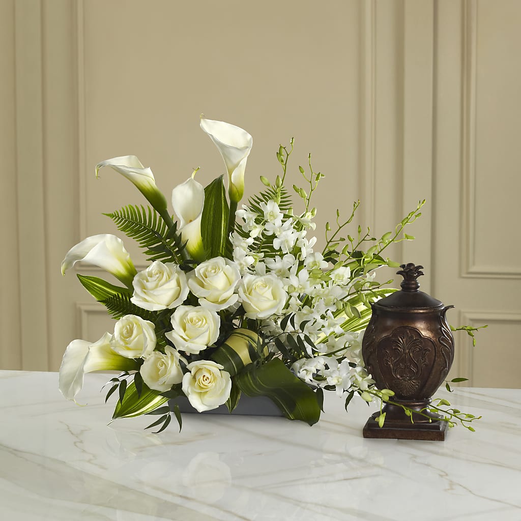 At Peace Arrangement – Blooms By Vickrey, Camp Hill PA