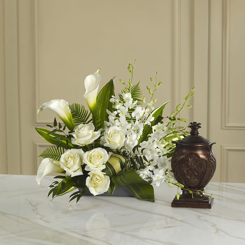 At Peace Arrangement – Blooms By Vickrey, Camp Hill PA
