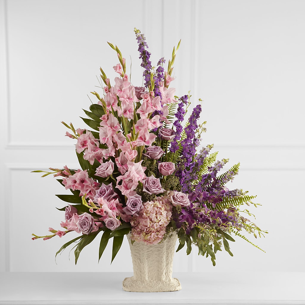 Flowing Garden Arrangement – Blooms By Vickrey, Camp Hill PA