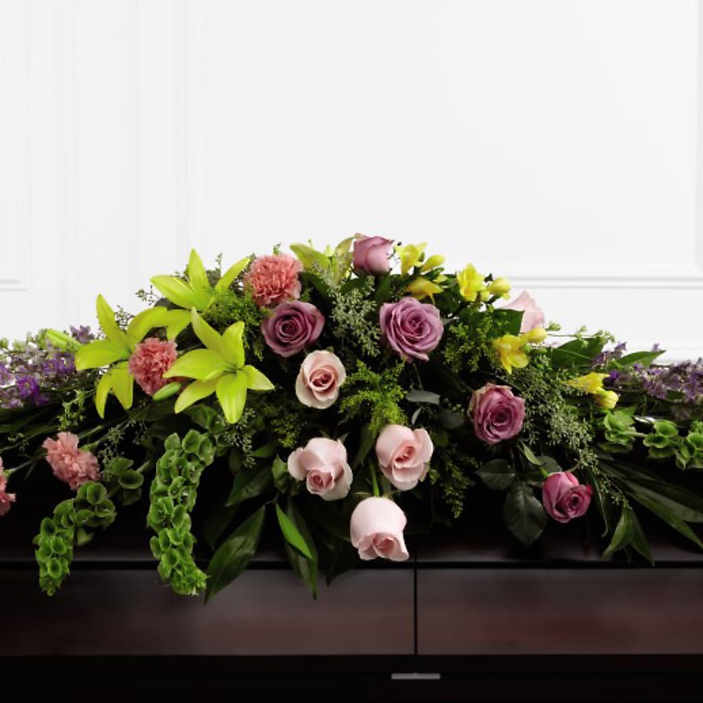 Forever Beloved Casket Spray – Blooms By Vickrey, Camp Hill PA