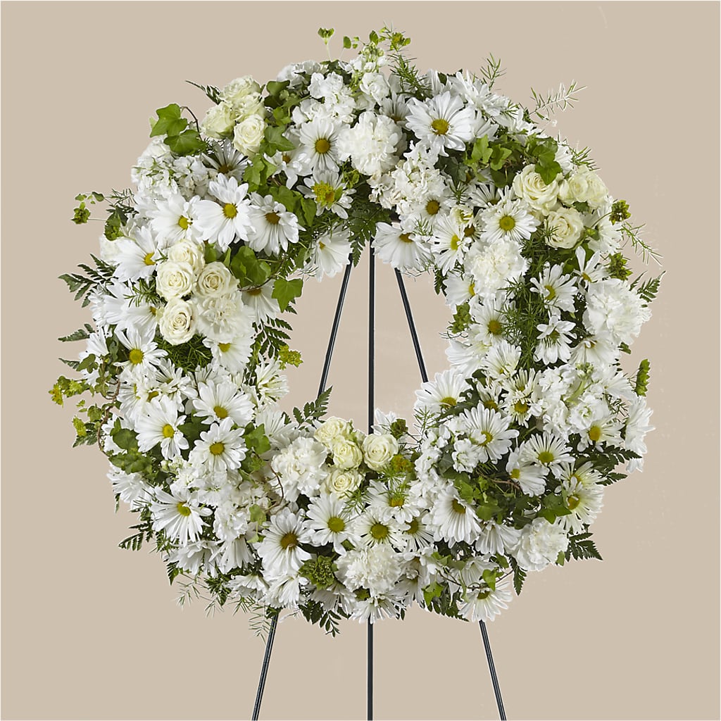 Faithful Wishes Wreath – Blooms By Vickrey, Camp Hill PA