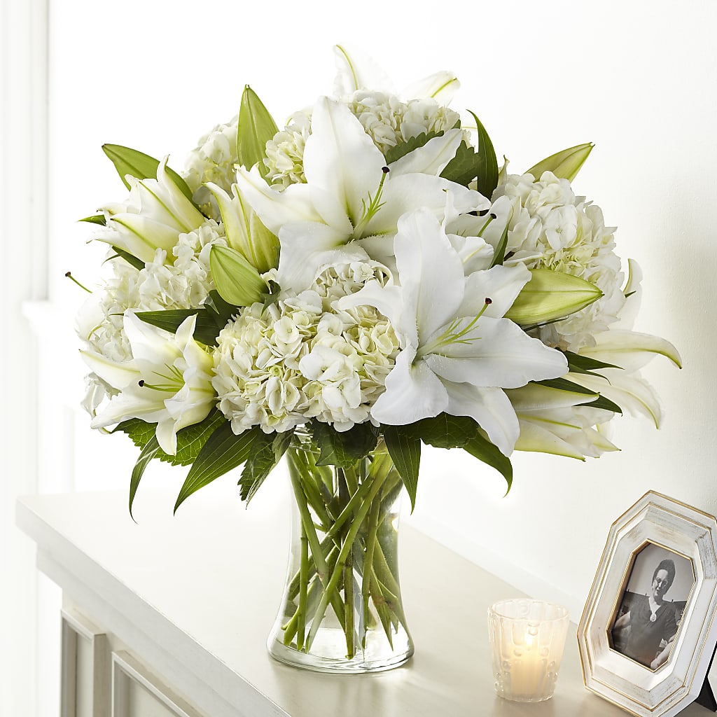 Compassionate Lily Bouquet – Blooms By Vickrey, Camp Hill PA
