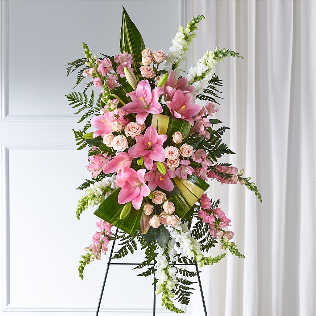 Elegant Embrace Standing Spray – Blooms By Vickrey, Camp Hill PA