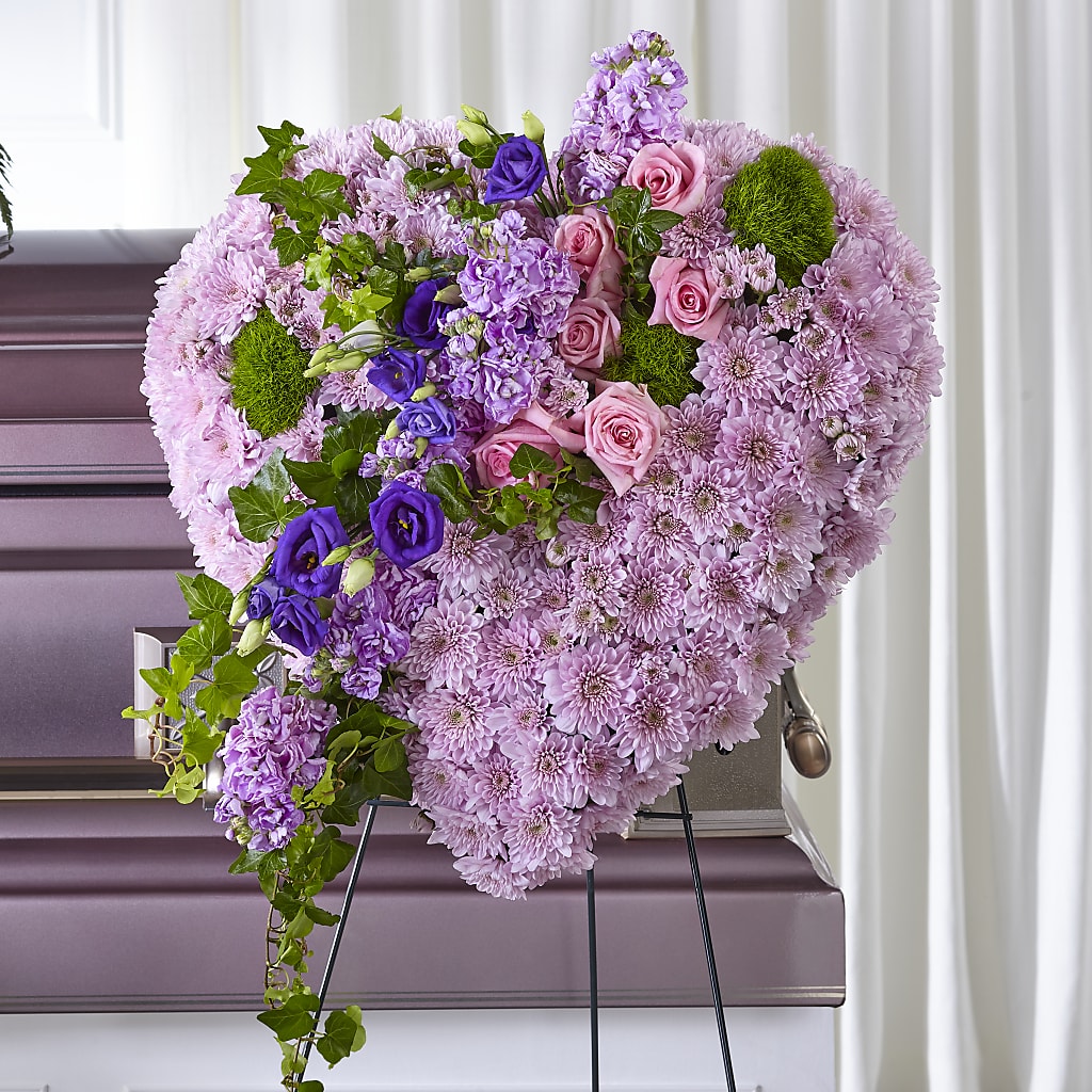 Treasured Love Standing Heart – Blooms By Vickrey, Camp Hill PA