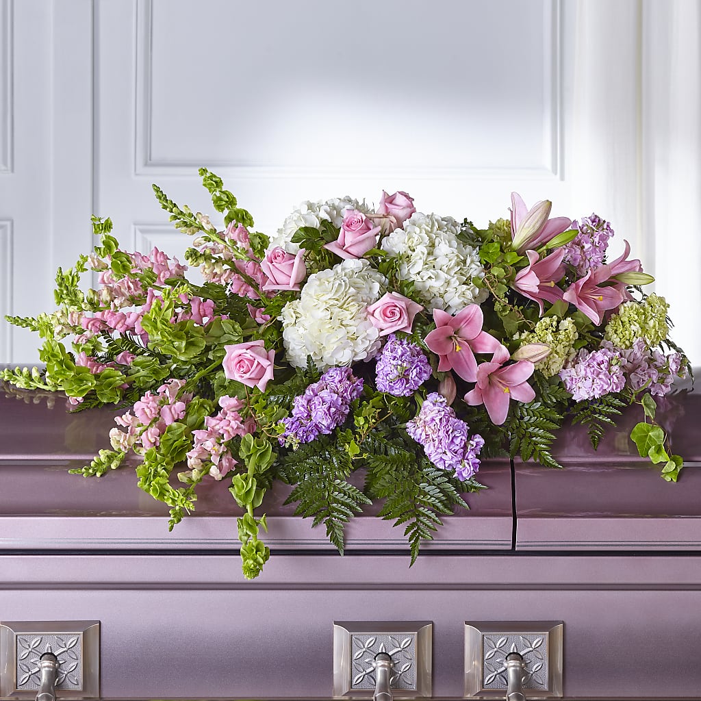 Life's Gratitude Casket Spray – Blooms By Vickrey, Camp Hill PA