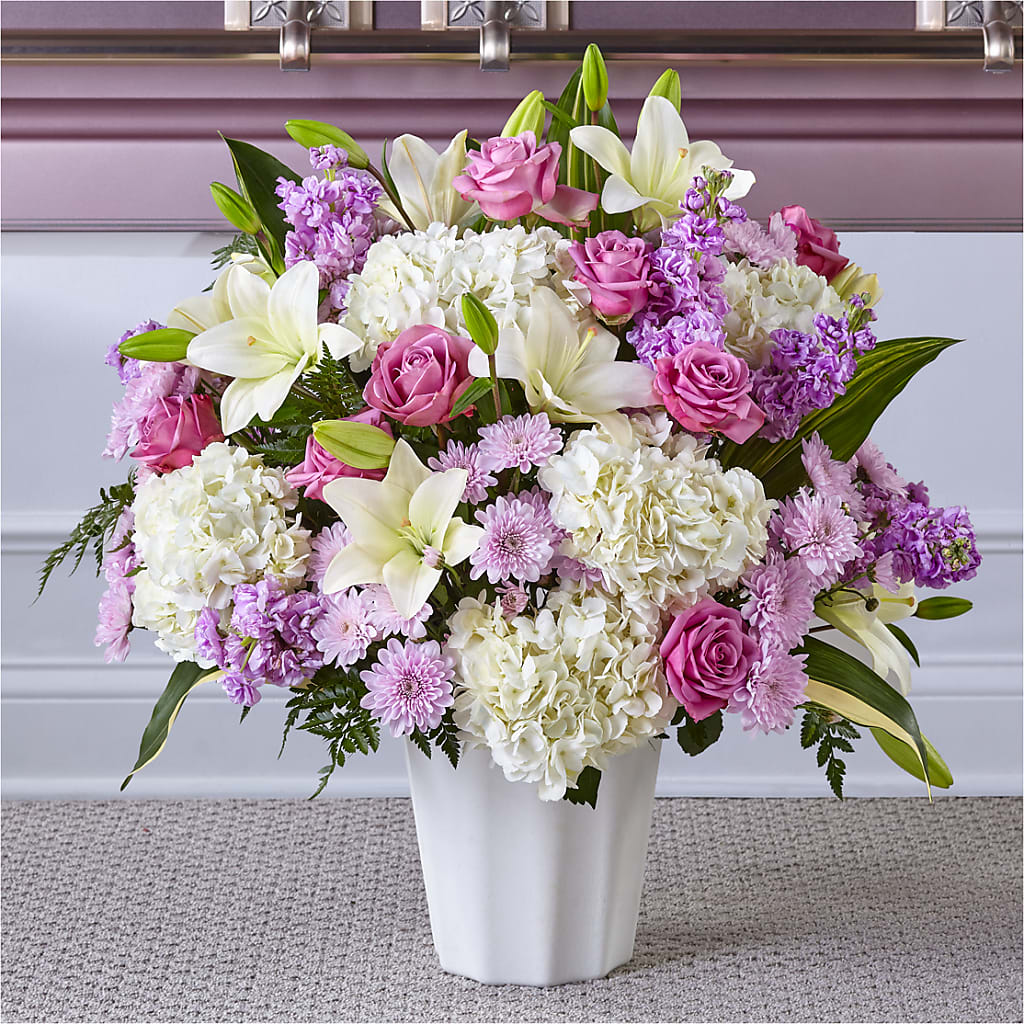 Heaven Sent Floor Basket – Blooms By Vickrey, Camp Hill PA