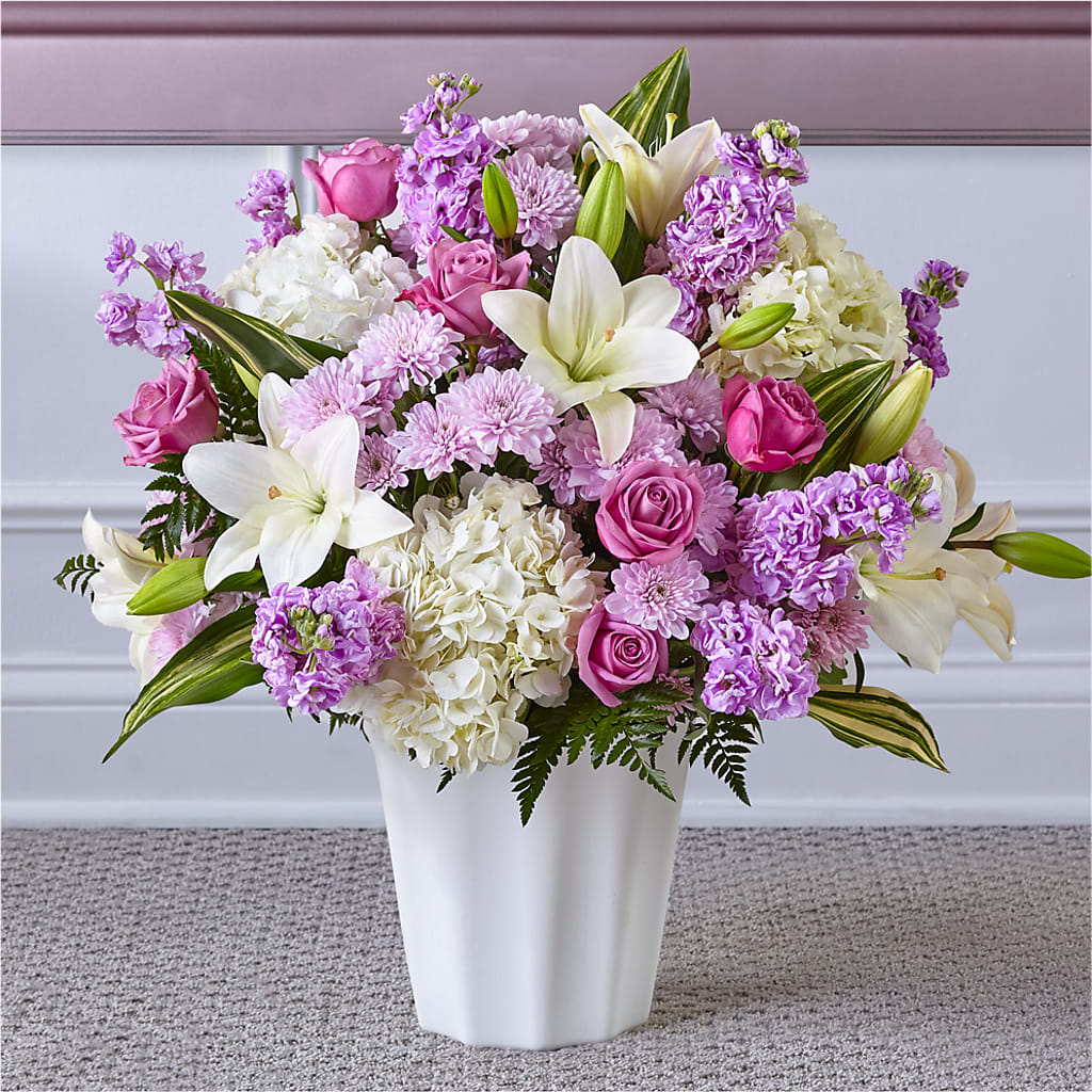 Heaven Sent Floor Basket – Blooms By Vickrey, Camp Hill PA