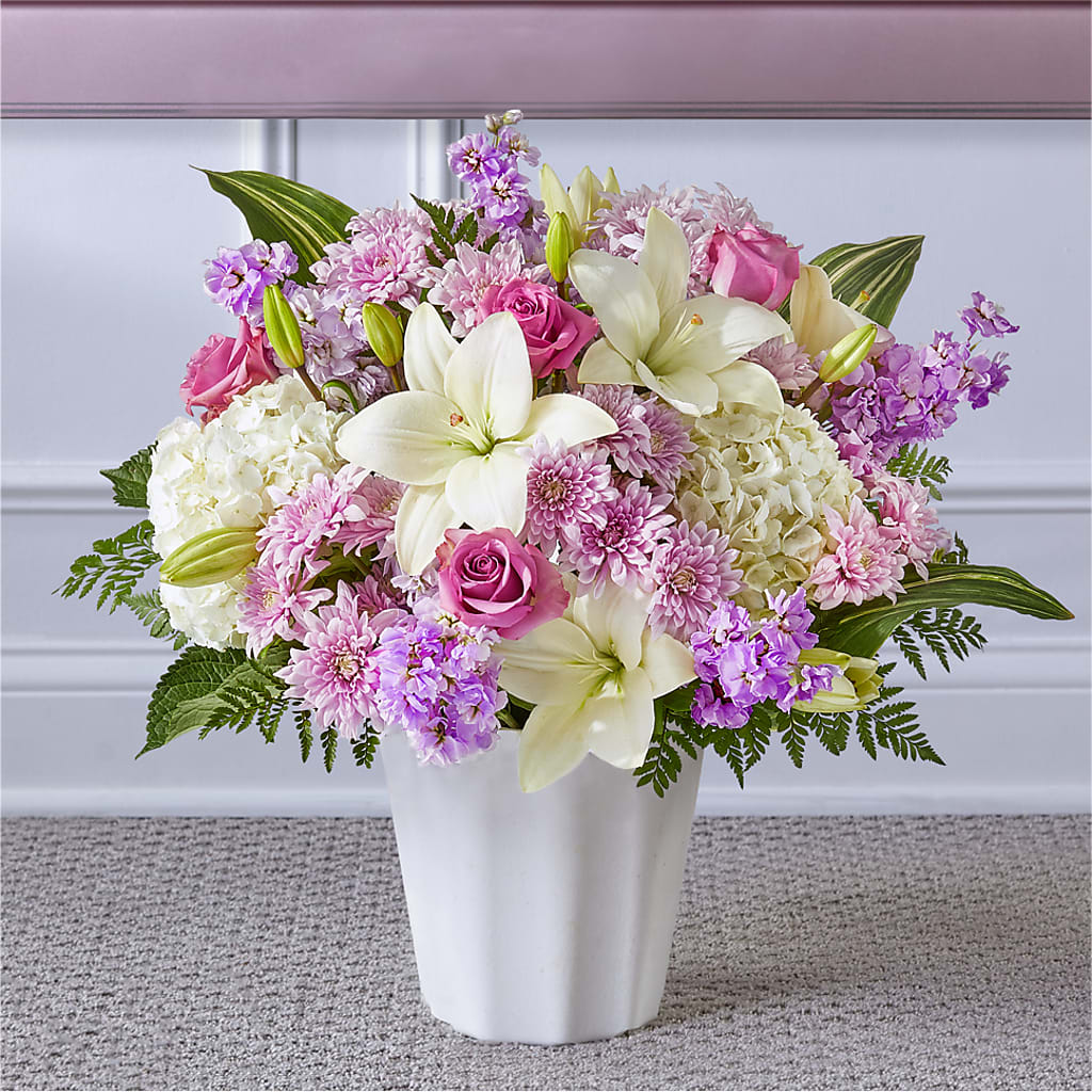 Heaven Sent Floor Basket – Blooms By Vickrey, Camp Hill PA