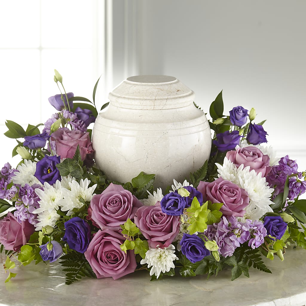 Blooming Sympathy Cremation Adornment – Blooms By Vickrey, Camp Hill PA