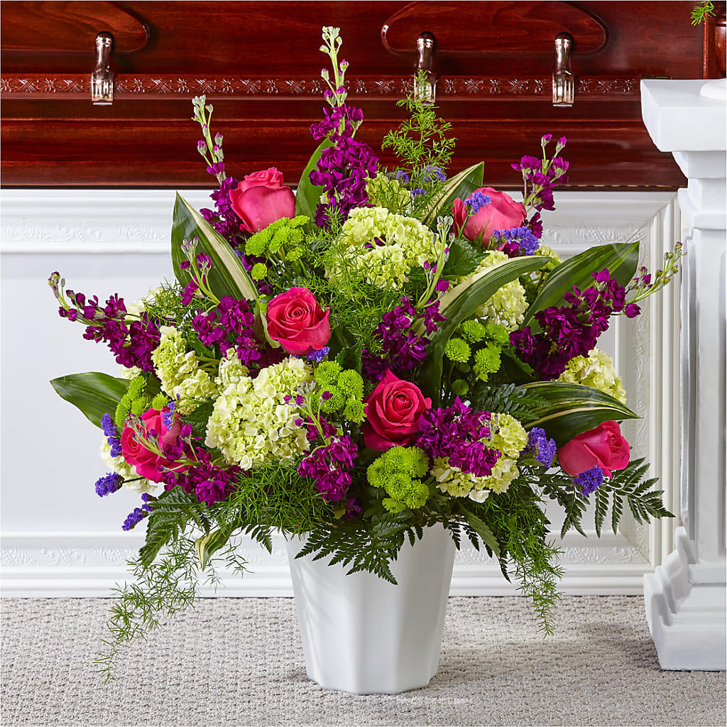 Beautiful Horizons Floor Basket – Blooms By Vickrey, Camp Hill PA