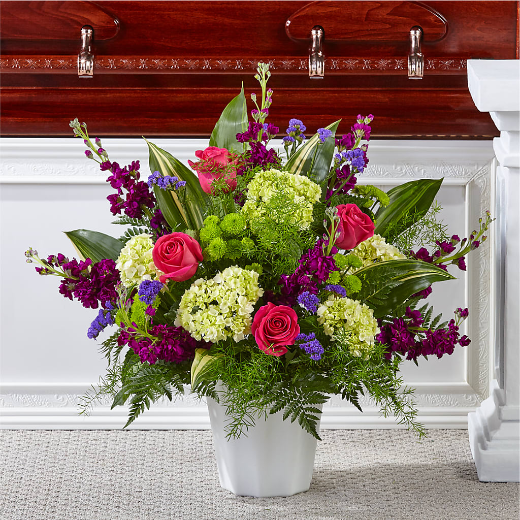 Beautiful Horizons Floor Basket – Blooms By Vickrey, Camp Hill PA