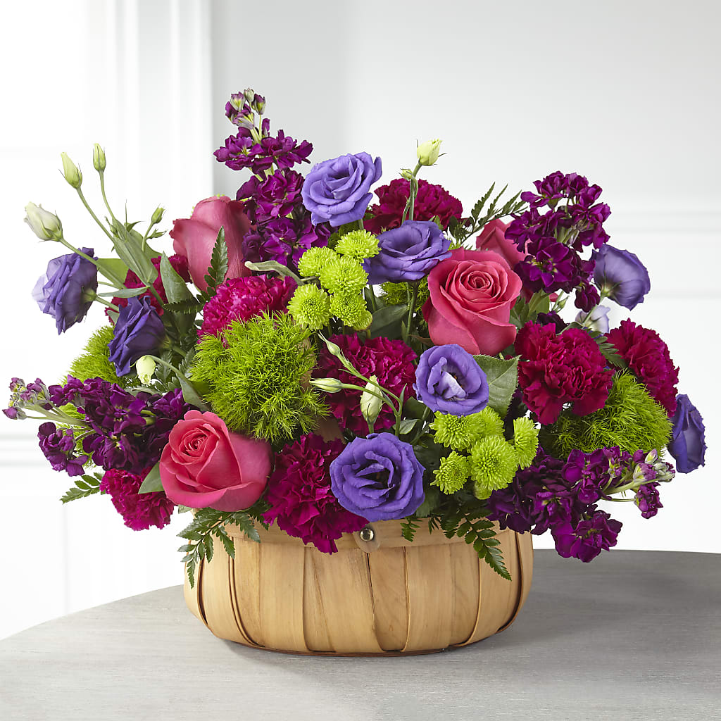 Serene Sanctuary Basket – Blooms By Vickrey, Camp Hill PA