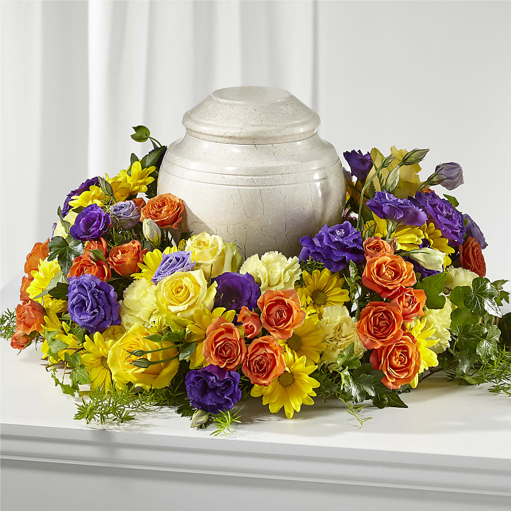 Blossoms of Remembrance Cremation Adornment – Blooms By Vickrey, Camp Hill PA