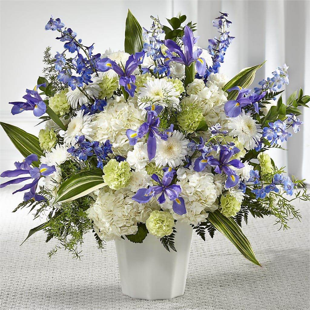 Soft Serenity Floor Basket – Blooms By Vickrey, Camp Hill PA
