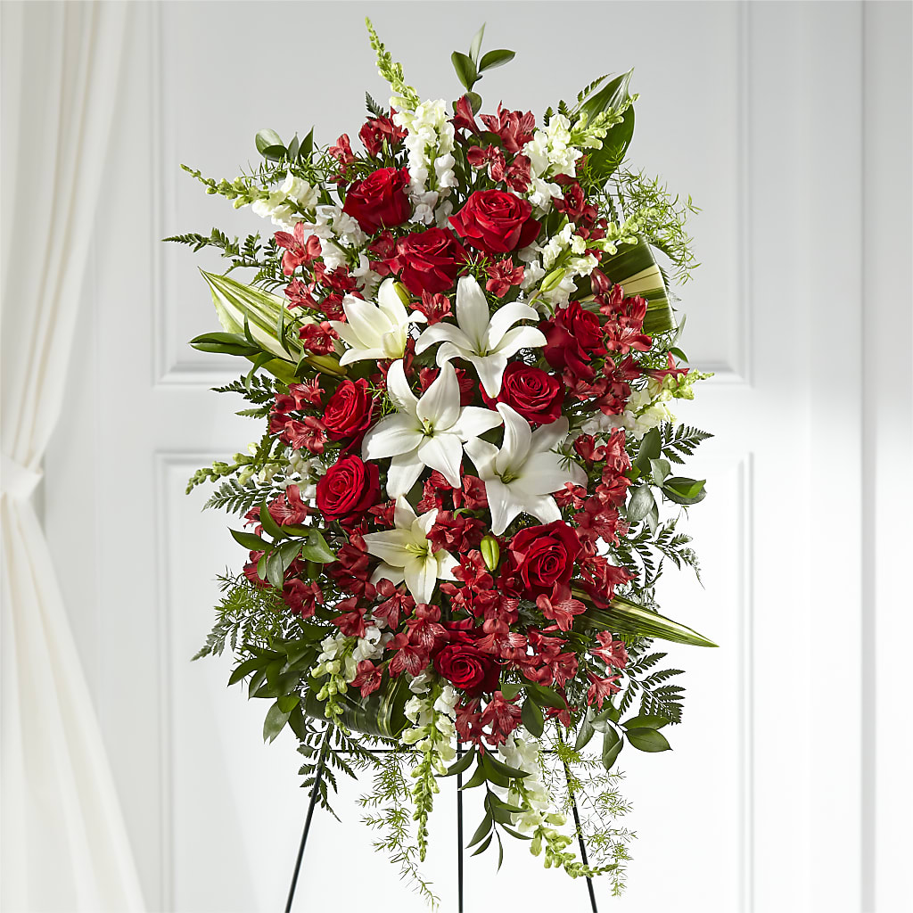 Everlasting Memory Standing Spray – Blooms By Vickrey, Camp Hill PA