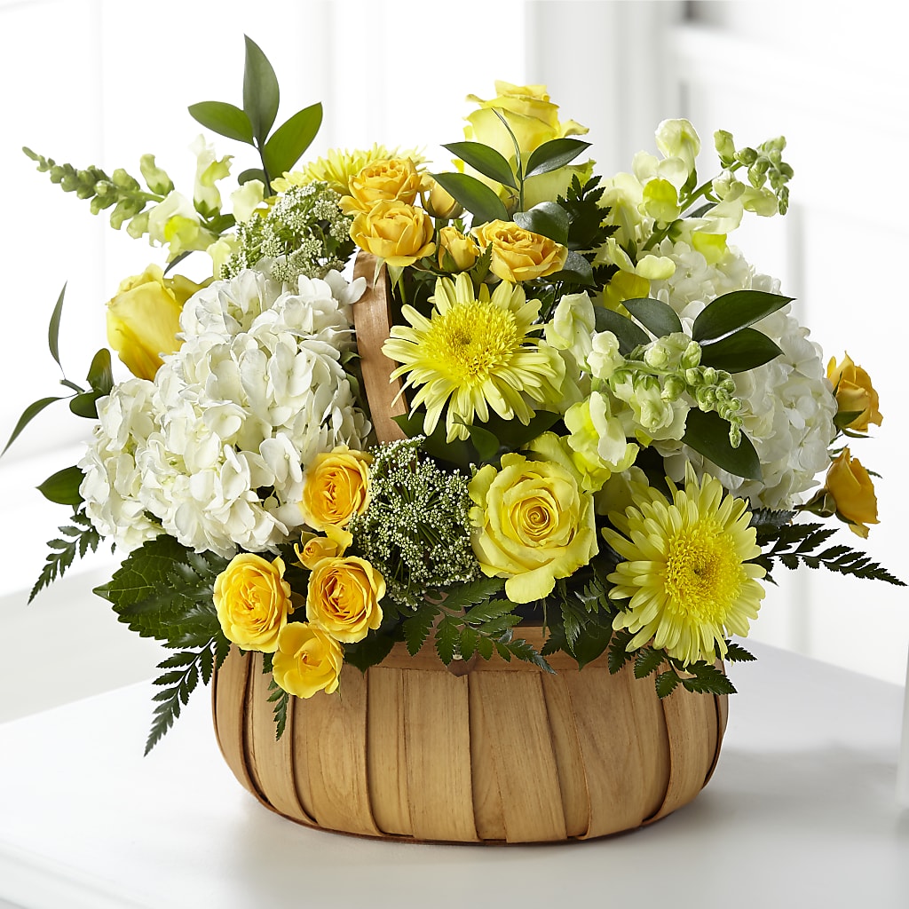 Rustic Remembrance Basket – Blooms By Vickrey, Camp Hill PA