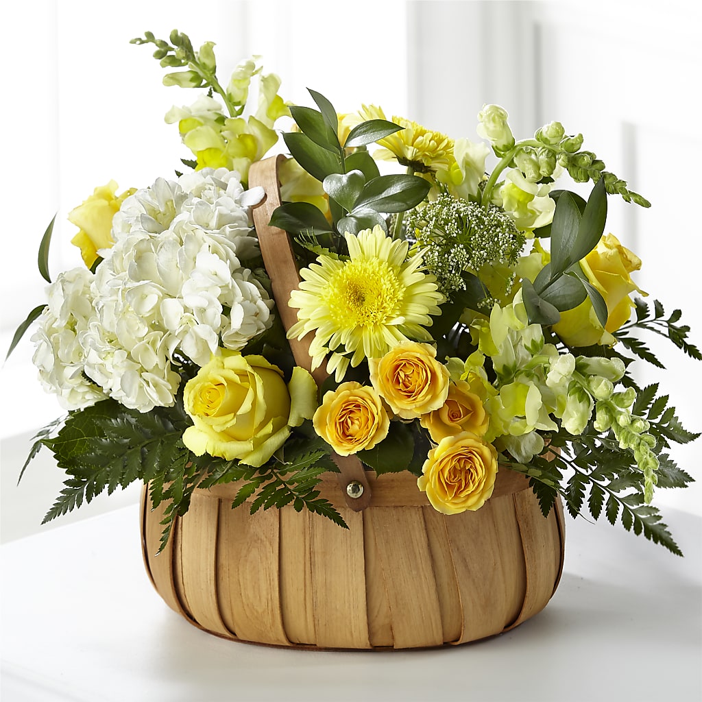 Rustic Remembrance Basket – Blooms By Vickrey, Camp Hill PA
