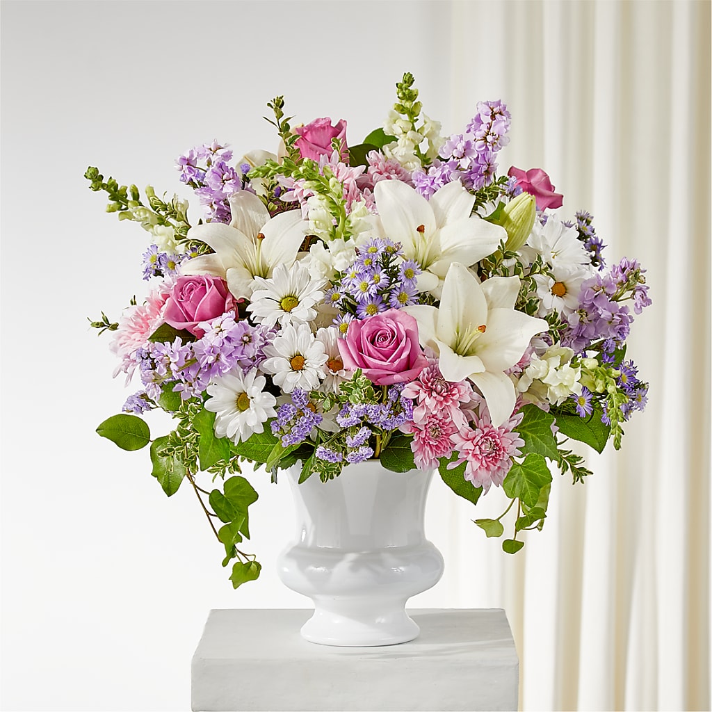 Remarkable Life Urn Arrangement – Blooms By Vickrey, Camp Hill PA