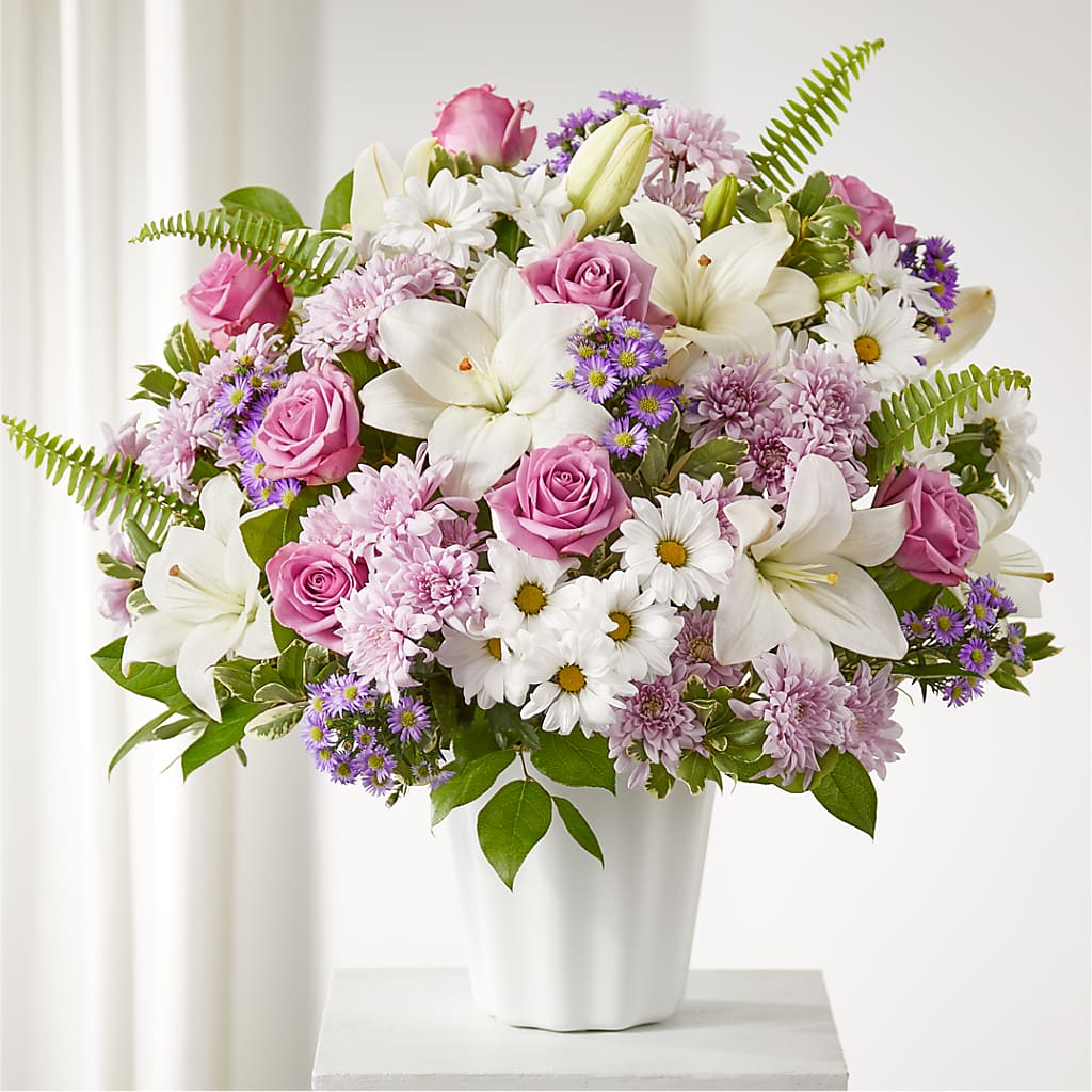 Warmest Thoughts Tabletop Basket – Blooms By Vickrey, Camp Hill PA