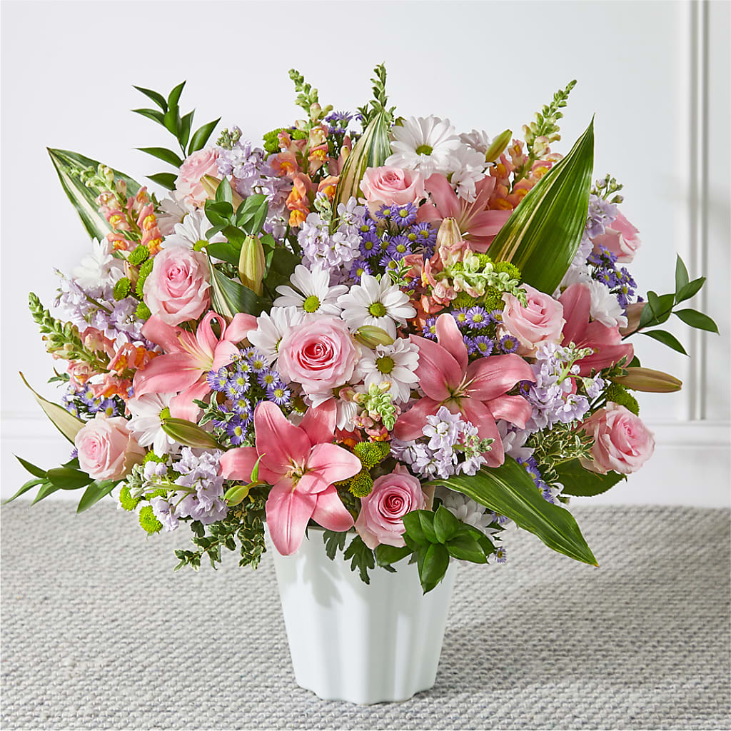 Abundant Compassion Floor Basket – Blooms By Vickrey, Camp Hill PA