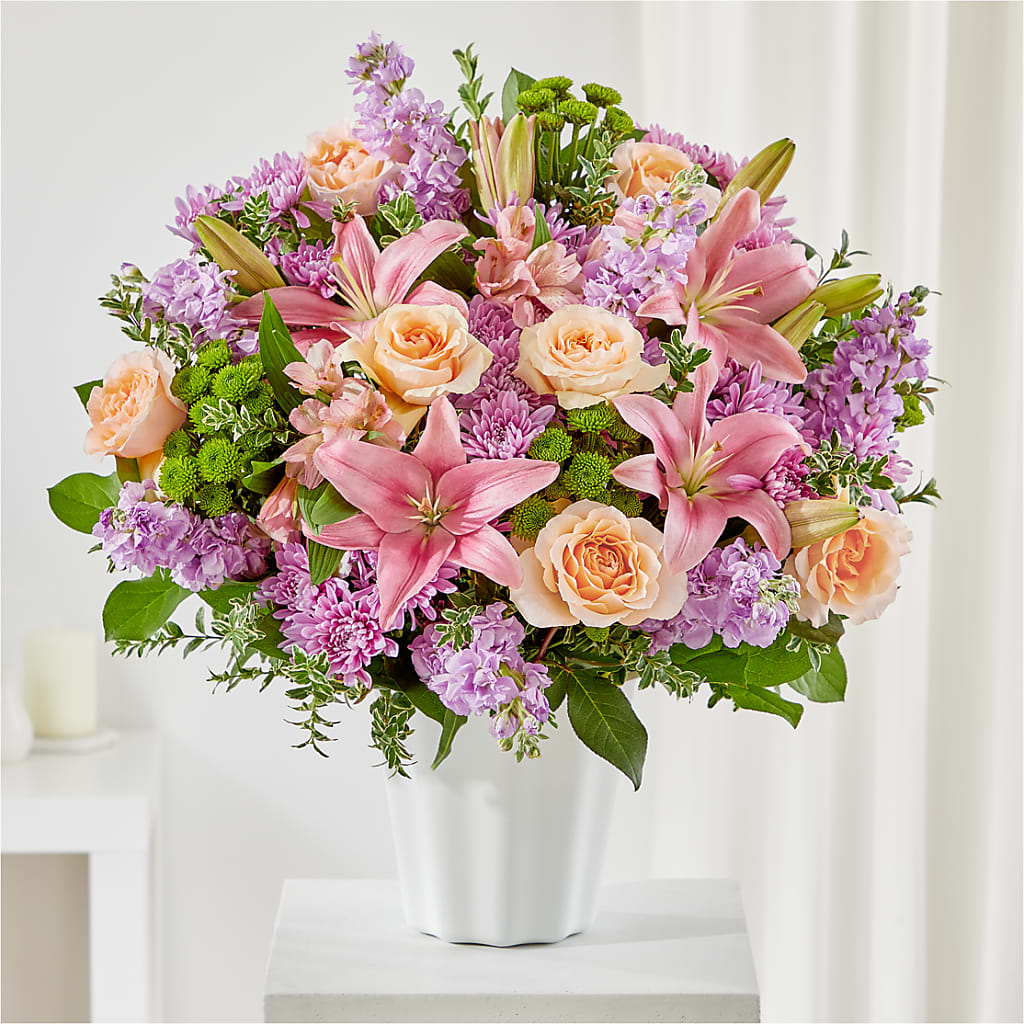 Supportive Embrace Tabletop Basket – Blooms By Vickrey, Camp Hill PA
