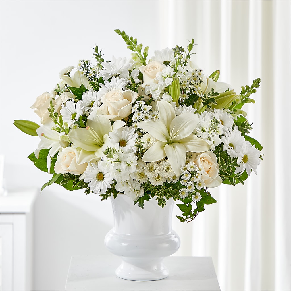 Uplifting Urn Arrangement – Blooms By Vickrey, Camp Hill PA
