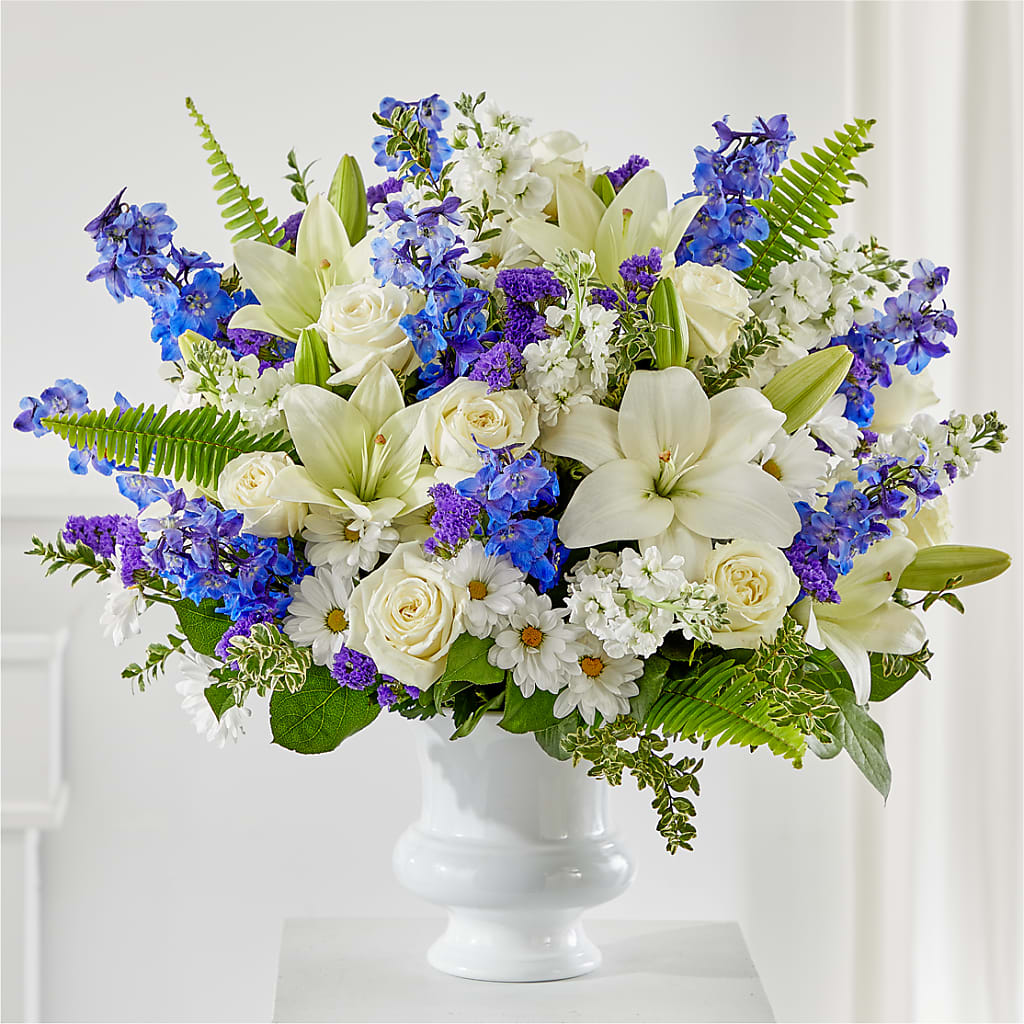 Expressions of Hope Urn Arrangement – Blooms By Vickrey, Camp Hill PA