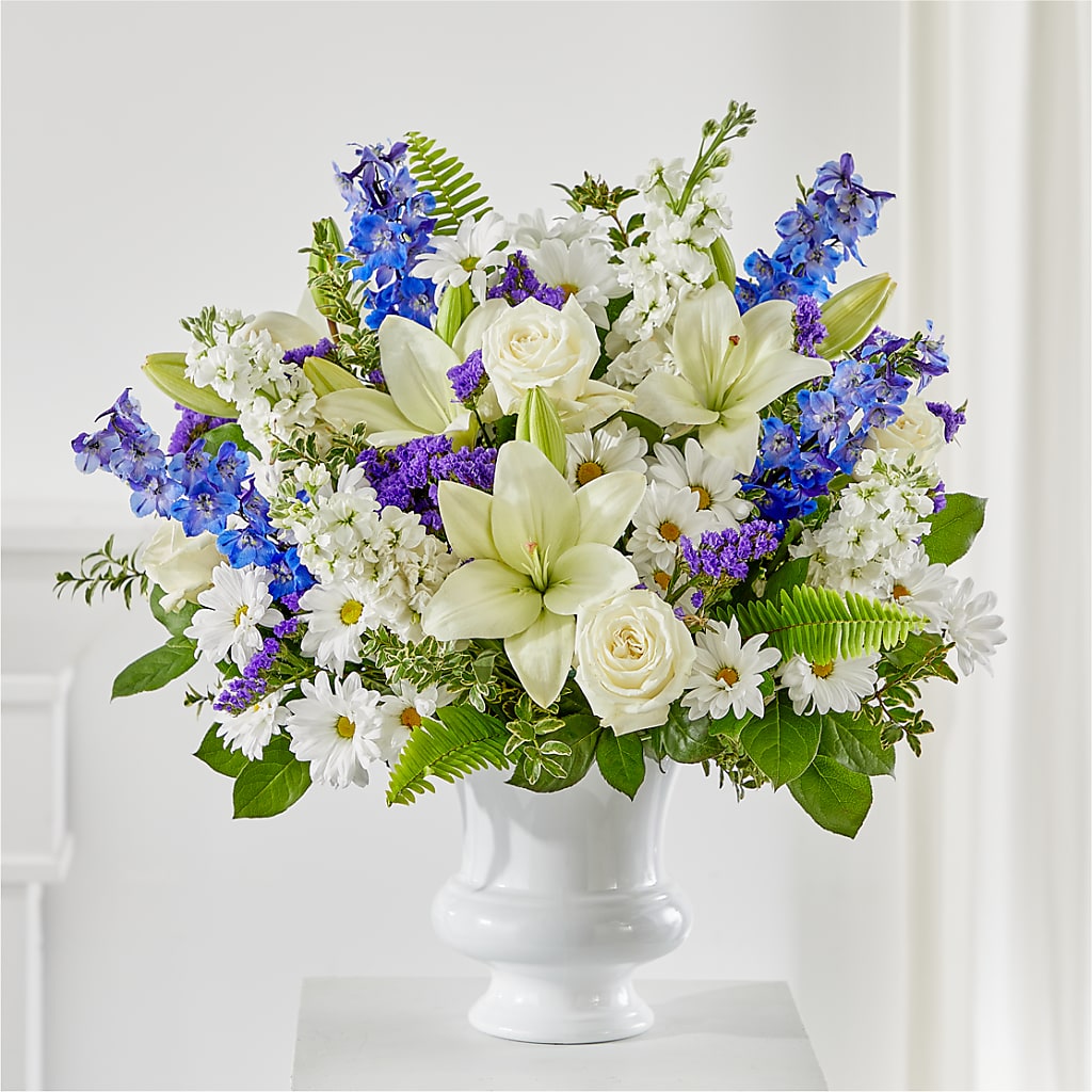 Expressions of Hope Urn Arrangement – Blooms By Vickrey, Camp Hill PA
