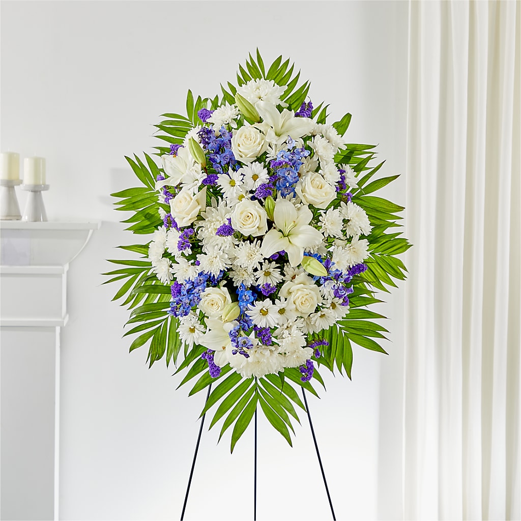 At Rest Standing Spray – Blooms By Vickrey, Camp Hill PA