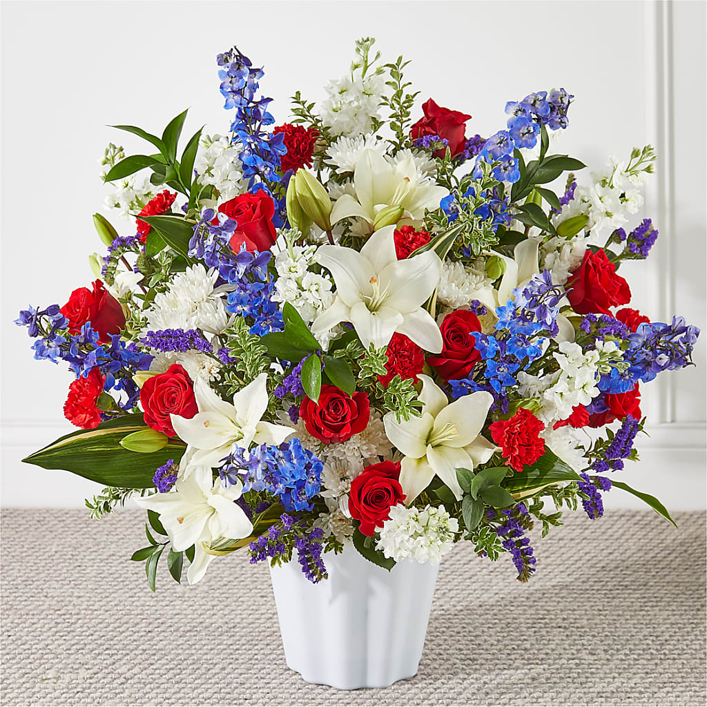 Consoled Floor Basket – Blooms By Vickrey, Camp Hill PA