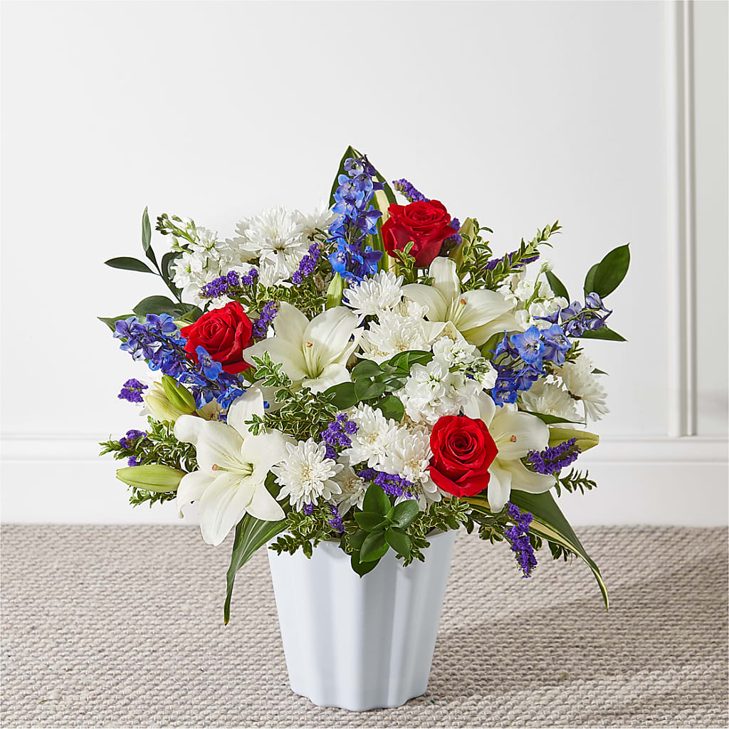 Consoled Floor Basket – Blooms By Vickrey, Camp Hill PA