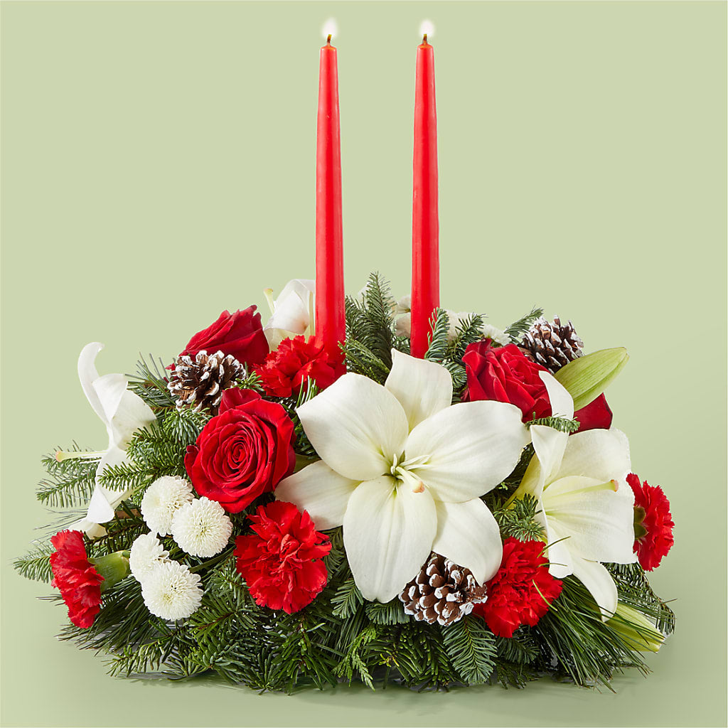 Seasonal Festivities Centerpiece – Blooms By Vickrey, Camp Hill PA