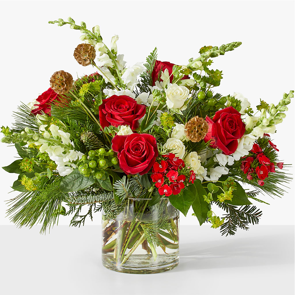 Deck the Halls Bouquet – Blooms By Vickrey, Camp Hill PA